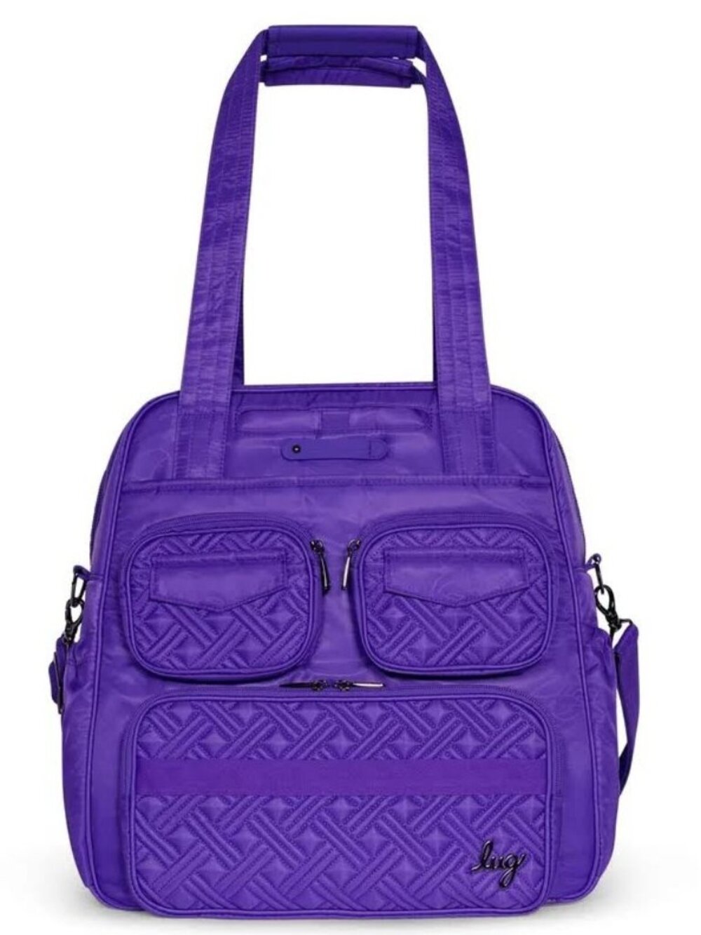 Lug Puddle Jumper LE Convertible Tote Bag Violet Purple